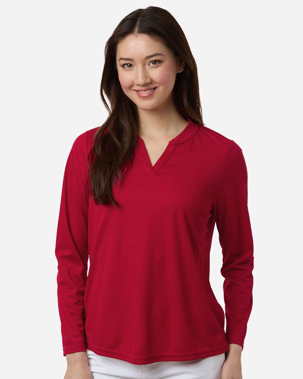 Nova Long Sleeve Pique Polo Custom