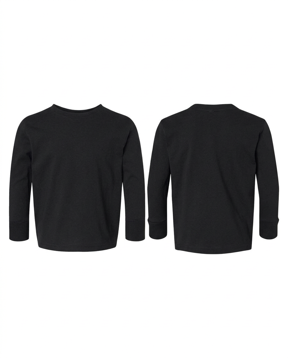 Toddler Cotton Long Sleeve Tee