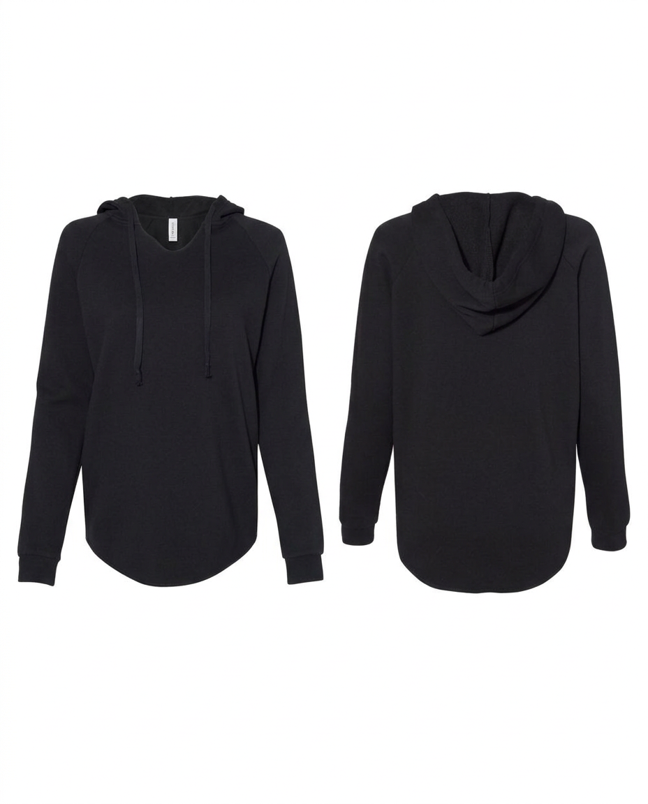 Lightweight California Wave Wash Hooded Sweatshirt Custom