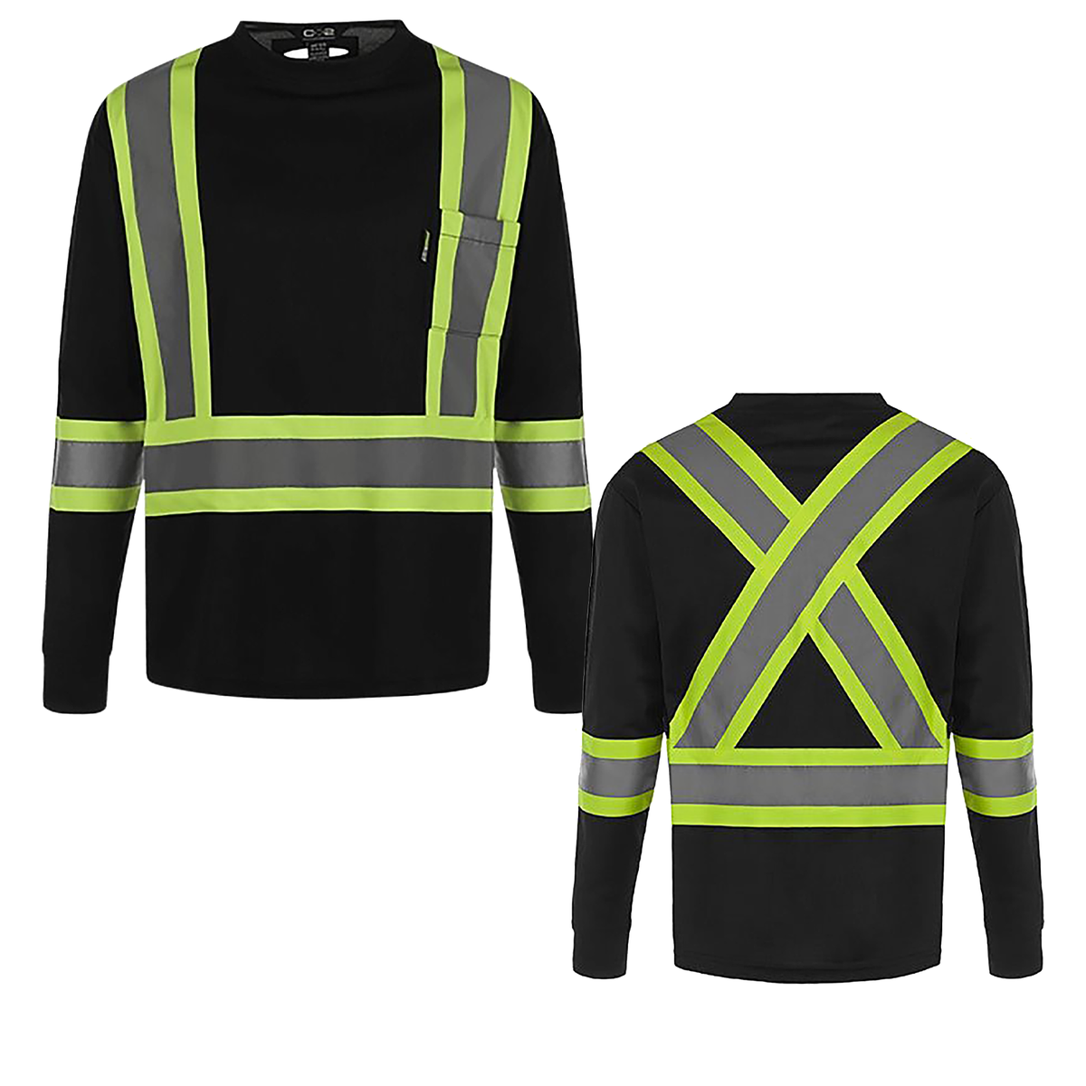 Hi-Vis - Adult Long Sleeve Hi-Vis T-Shirt
