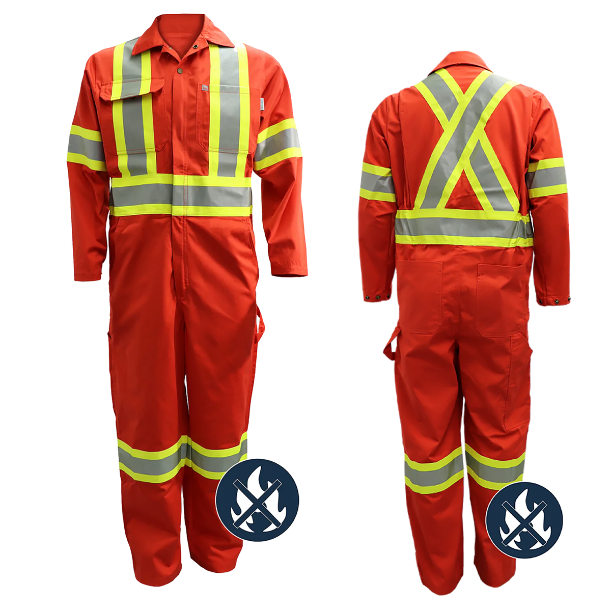 Work Wear - Coverall With Reflect